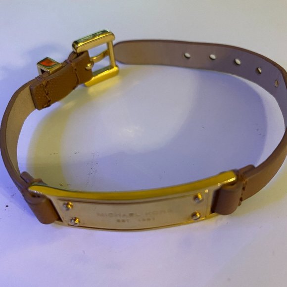 Michael Kors Logo Leather Bracelet - Picture 1 of 4